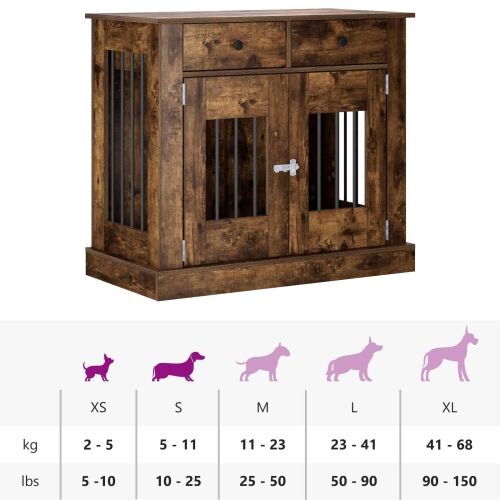 Namještaj za kućni kavez Dimljeni hrast 90 x 47,5 x 80 cm - Dimljeni hrast Cijena