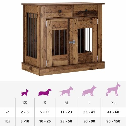 Namještaj za kućni kavez Staro drvo 90 x 47,5 x 80 cm - Staro drvo Cijena