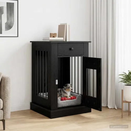 Namještaj za kućni kavez Crni hrast 50 x 47,5 x 80 cm - Crni hrast Cijena