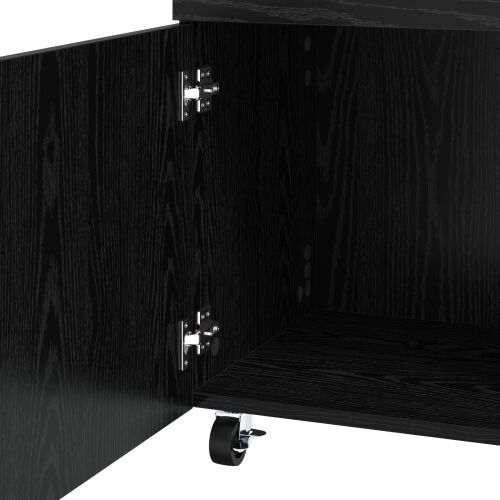 Barska kolica Crni hrast 50 x 41 x 89 cm Konstruirano drvo - Crni hrast Cijena