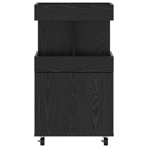 Barska kolica Crni hrast 50 x 41 x 89 cm Konstruirano drvo - Crni hrast Cijena