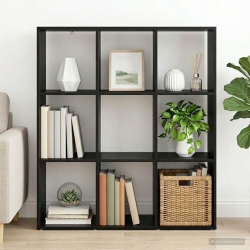 Ormarić za knjige 102 x 29 x 103,5 cm Konstruirano drvo - Crni hrast 102 x 29 x 103,5 cm Cijena