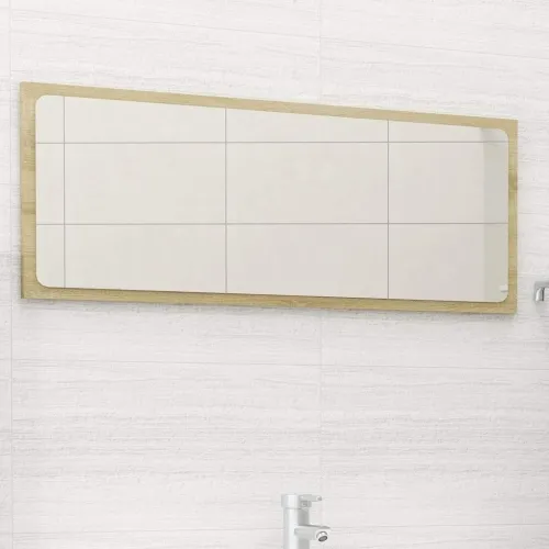 Kupaonsko ogledalo boja hrasta 90x1,5x37 cm konstruirano drvo - Sonoma hrast 90 x 1.5 x 37 cm Cijena