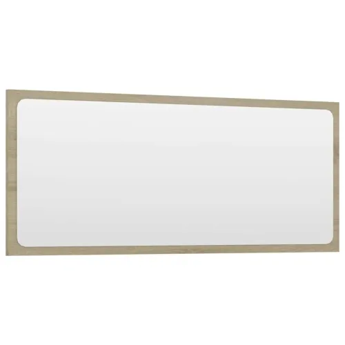 Kupaonsko ogledalo boja hrasta 90x1,5x37 cm konstruirano drvo - Sonoma hrast 90 x 1.5 x 37 cm Cijena
