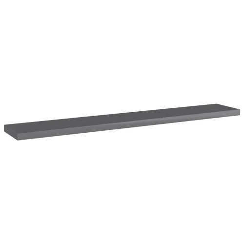 Police za knjige 4 kom visoki sjaj sive 60x10x1,5 cm od iverice - Visoko sjajno siva 60 x 10 x 1.5 cm 4 Cijena