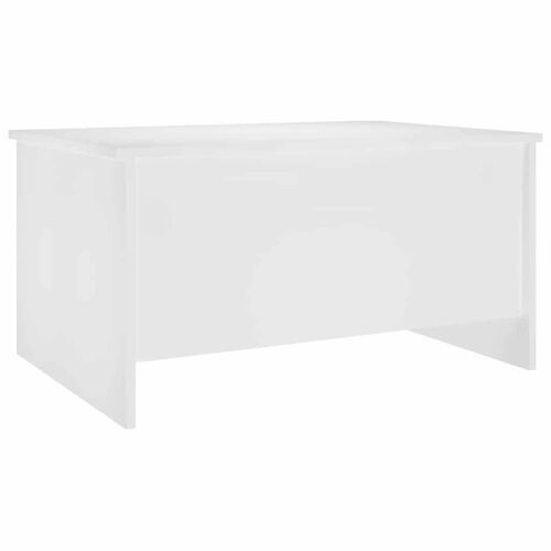 Stolić za kavu bijeli 80x55,5x41,5 cm od konstruiranog drva - Bijela 80 x 55 x 41.5 cm Cijena