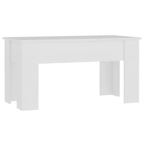 Stolić za kavu bijeli 101x49x52 cm od konstruiranog drva - Bijela 101 x 49 x 52.5 cm Cijena