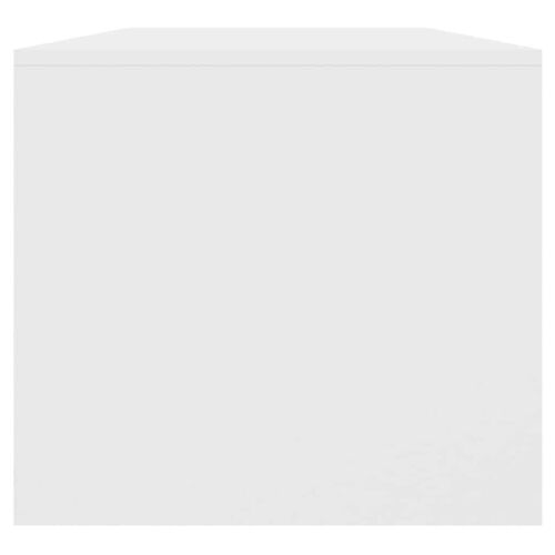 Stolić za kavu bijeli 102 x 50 x 45 cm od konstruiranog drva - Bijela Cijena