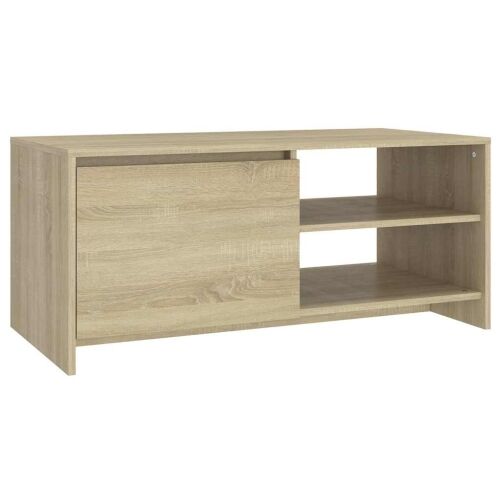 Stolić za kavu boja hrasta 102 x 50 x 45 cm konstruirano drvo - Sonoma hrast Cijena