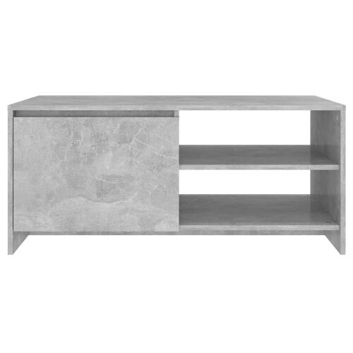 Stolić za kavu boja betona 102 x 50 x 45 cm konstruirano drvo - Beton siva Cijena