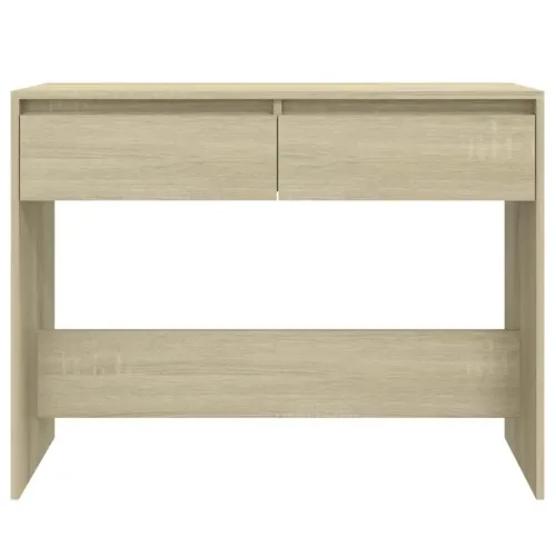 Konzolni stol boja hrasta 100 x 35 x 76,5 cm konstruirano drvo - Sonoma hrast Cijena