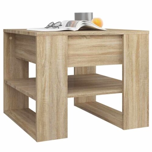 Stolić za kavu boja hrasta 55,5x55x45 cm konstruirano drvo - Sonoma hrast Cijena