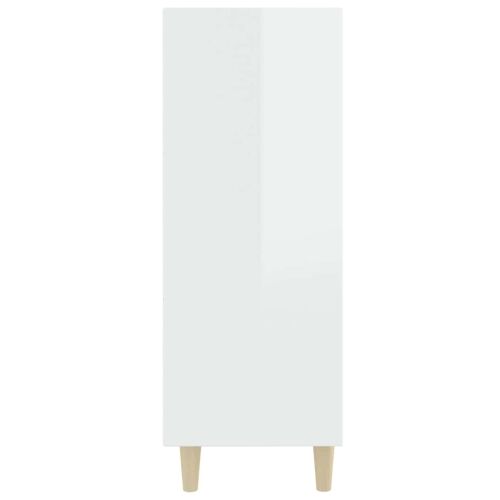 Komoda sjajna bijela 69,5x32,5x90 cm od konstruiranog drva - Visoko sjajno bijela Cijena