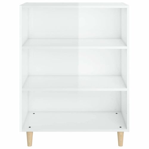Komoda sjajna bijela 69,5x32,5x90 cm od konstruiranog drva - Visoko sjajno bijela Cijena