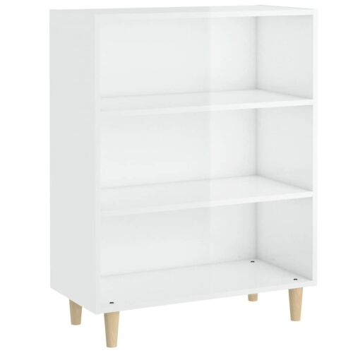 Komoda sjajna bijela 69,5x32,5x90 cm od konstruiranog drva - Visoko sjajno bijela Cijena