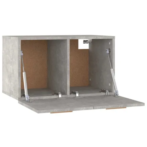 Zidni ormarić boja betona 60x36,5x35 cm od konstruiranog drva - Beton siva Cijena