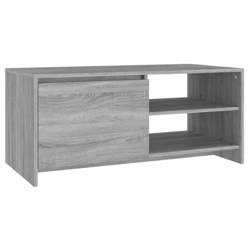 Stolić za kavu boja hrasta 102 x 50 x 45 cm konstruirano drvo - Sivi hrast sonoma Cijena
