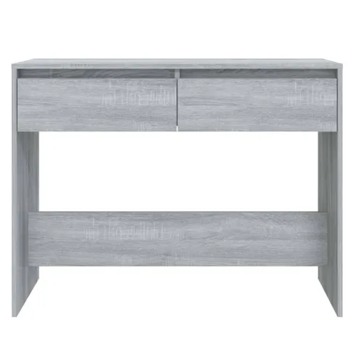 Konzolni stol siva boja hrasta 100x35x76,5 cm konstruirano drvo - Sivi hrast sonoma Cijena
