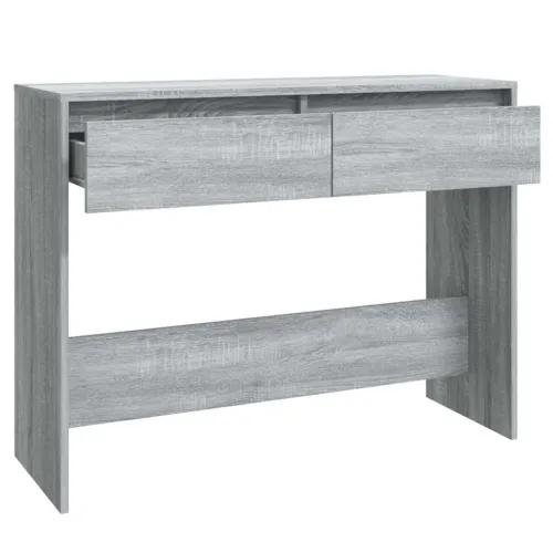 Konzolni stol siva boja hrasta 100x35x76,5 cm konstruirano drvo - Sivi hrast sonoma Cijena
