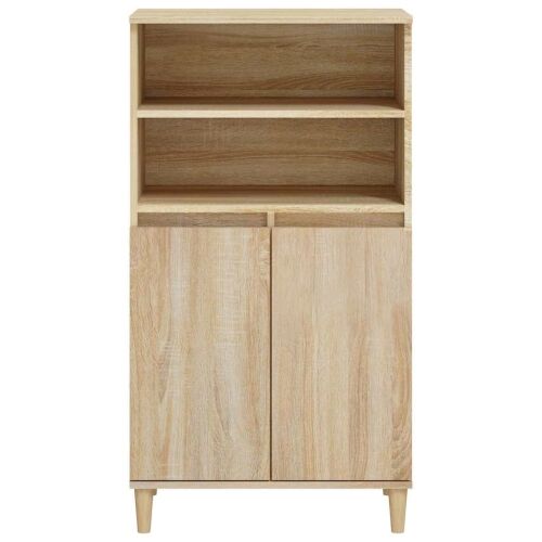 Visoka komoda hrasta sonome 60x36x110 cm od konstruiranog drva - Sonoma hrast Cijena