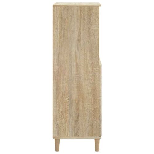Visoka komoda hrasta sonome 60x36x110 cm od konstruiranog drva - Sonoma hrast Cijena