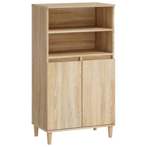 Visoka komoda hrasta sonome 60x36x110 cm od konstruiranog drva - Sonoma hrast Cijena