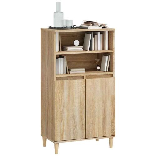 Visoka komoda hrasta sonome 60x36x110 cm od konstruiranog drva - Sonoma hrast Cijena