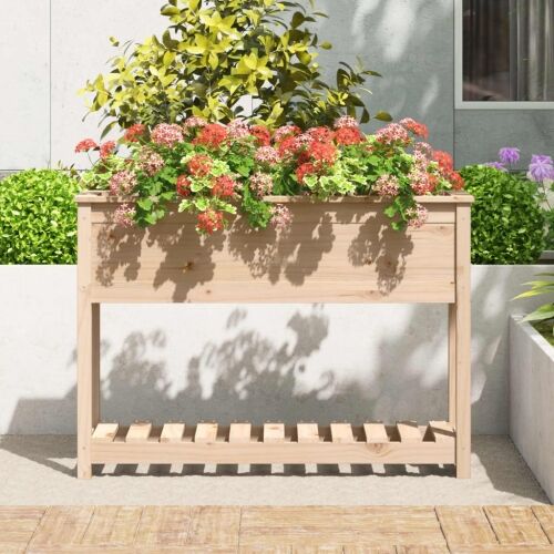 Sadilica s policom 111,5x34,5x81 cm od masivne borovine - Prirodna 111.5 x 34.5 x 81 cm Cijena