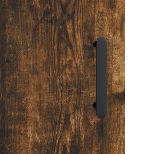Komoda boja dimljenog hrasta 100 x 36 x 60 cm konstruirano drvo - Dimljeni hrast Cijena