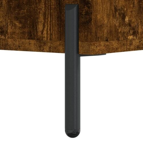 Komoda boja dimljenog hrasta 100 x 36 x 60 cm konstruirano drvo - Dimljeni hrast Cijena
