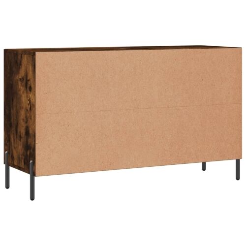 Komoda boja dimljenog hrasta 100 x 36 x 60 cm konstruirano drvo - Dimljeni hrast Cijena