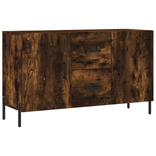 Komoda boja dimljenog hrasta 100 x 36 x 60 cm konstruirano drvo - Dimljeni hrast Cijena