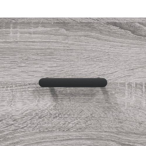 Komoda boja hrasta sonome 100 x 36 x 60 cm konstruirano drvo - Sivi hrast sonoma Cijena