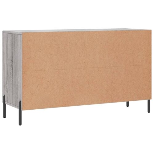 Komoda boja hrasta sonome 100 x 36 x 60 cm konstruirano drvo - Sivi hrast sonoma Cijena