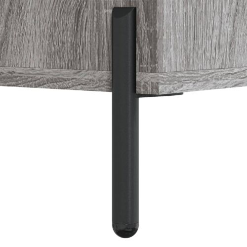Komoda boja hrasta sonome 100 x 36 x 60 cm konstruirano drvo - Sivi hrast sonoma Cijena
