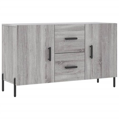 Komoda boja hrasta sonome 100 x 36 x 60 cm konstruirano drvo - Sivi hrast sonoma Cijena