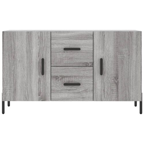 Komoda boja hrasta sonome 100 x 36 x 60 cm konstruirano drvo - Sivi hrast sonoma Cijena