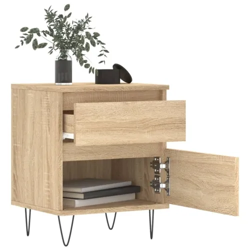 Noćni ormarići 2 kom boja hrasta 40x35x50 cm konstruirano drvo - Sonoma hrast 2 Cijena