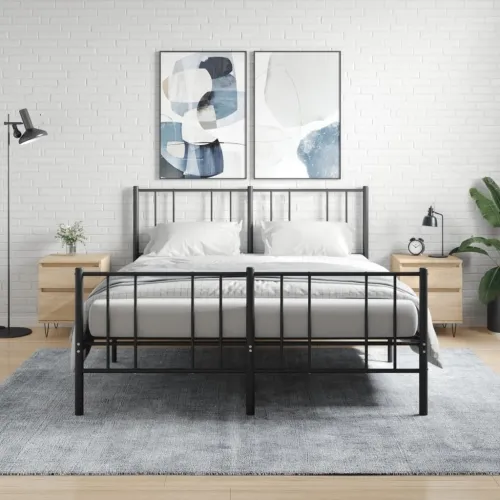 Noćni ormarići 2 kom boja hrasta 40x35x50 cm konstruirano drvo - Sonoma hrast 2 Cijena