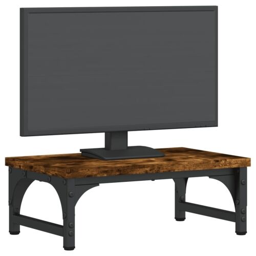 Stalak za monitor boja dimljenog hrasta 37 x 23 x 14 cm drveni - Dimljeni hrast 37 x 23 x 14 cm Dimljeni hrast 37 x 23 x 14 cm Cijena