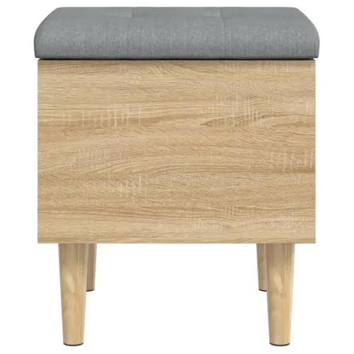 Klupa za pohranu boja hrasta 42x42x46 cm od konstruiranog drva - Sonoma hrast 42 x 42 x 46 cm Cijena
