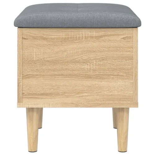 Klupa za pohranu boja hrasta 42x42x46 cm od konstruiranog drva - Sonoma hrast 42 x 42 x 46 cm Cijena