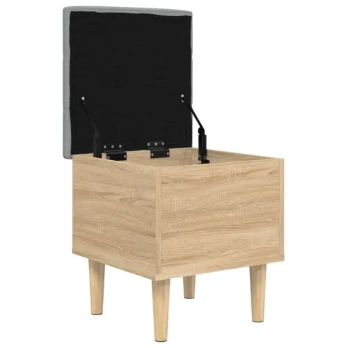 Klupa za pohranu boja hrasta 42x42x46 cm od konstruiranog drva - Sonoma hrast 42 x 42 x 46 cm Cijena