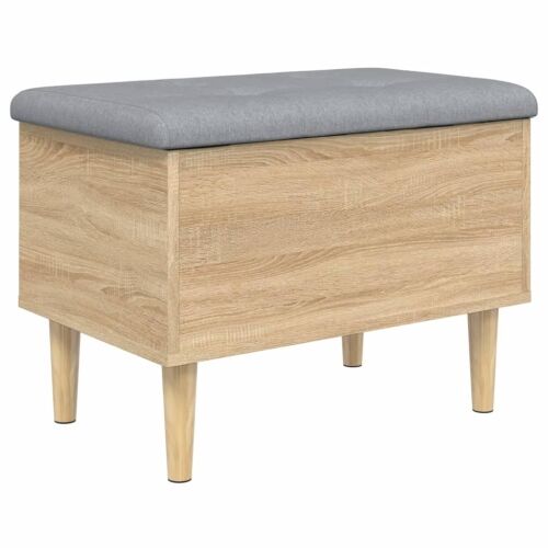 Klupa za pohranu boja hrasta 62x42x46 cm od konstruiranog drva - Sonoma hrast 62 x 42 x 46 cm Cijena