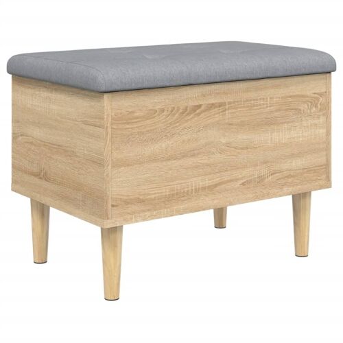 Klupa za pohranu boja hrasta 62x42x46 cm od konstruiranog drva - Sonoma hrast 62 x 42 x 46 cm Cijena
