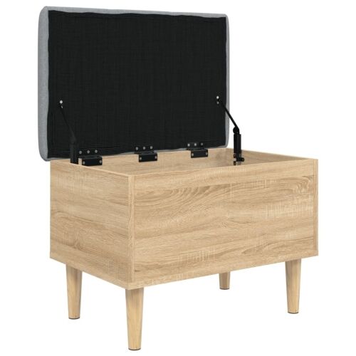 Klupa za pohranu boja hrasta 62x42x46 cm od konstruiranog drva - Sonoma hrast 62 x 42 x 46 cm Cijena
