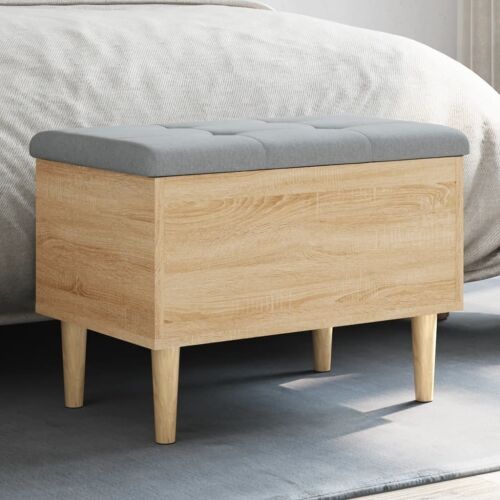 Klupa za pohranu boja hrasta 62x42x46 cm od konstruiranog drva - Sonoma hrast 62 x 42 x 46 cm Cijena