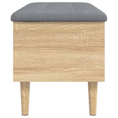 Klupa za pohranu boja hrasta 82x42x46 cm od konstruiranog drva - Sonoma hrast 82 x 42 x 46 cm Cijena