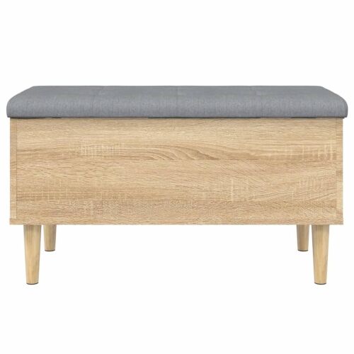 Klupa za pohranu boja hrasta 82x42x46 cm od konstruiranog drva - Sonoma hrast 82 x 42 x 46 cm Cijena