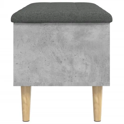 Klupa za pohranu siva boja betona 82x42x46 cm konstruirano drvo - Beton siva 82 x 42 x 46 cm Cijena